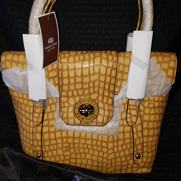 🟥 Special 👜 Anais Gvani Croco Satchel - Picture 2 of 8